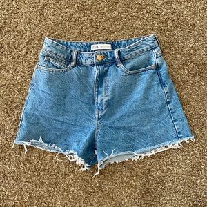 Zara denim jean shorts
